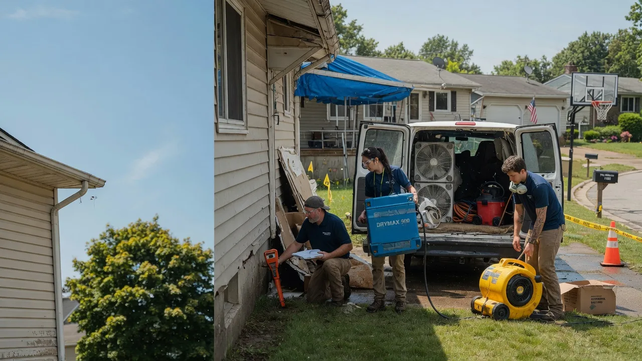 Ceiling Leak Cleanup in Kenney, IL near me