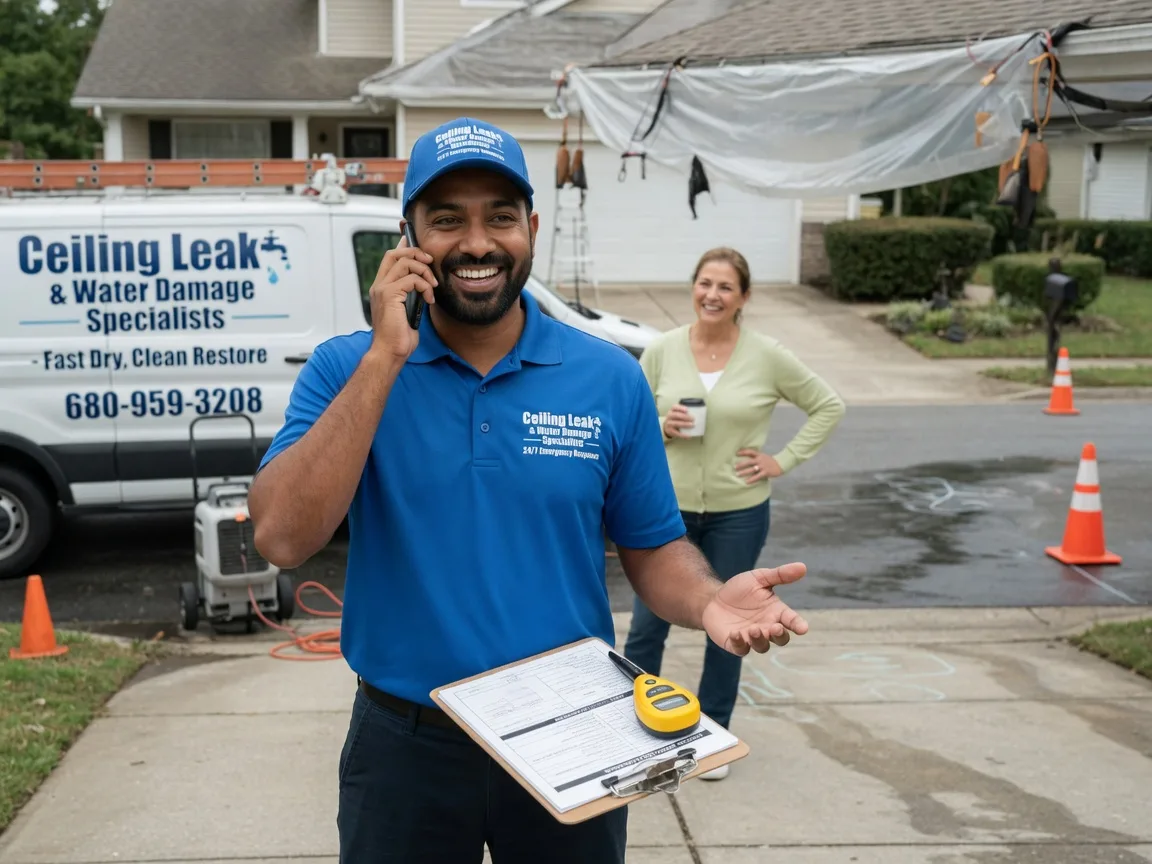Ceiling Leak Cleanup Kenney, IL FAQs